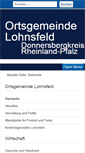 Mobile Screenshot of lohnsfeld.de