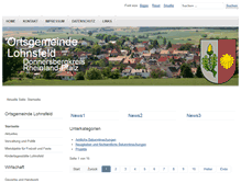 Tablet Screenshot of lohnsfeld.de
